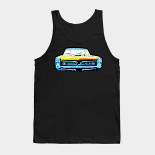 Pontiac GTO 1960s American classic car polychrome Tank Top